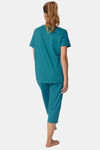 Triumph Cotton Capri Set - Ocean Depths — thumbnail 2